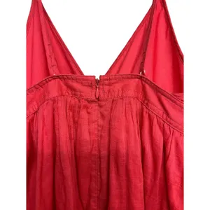 J. Crew Pink Cotton Spaghetti Strap Layered Full‎ Skirt A line Dress Size 0 thumbnail 4