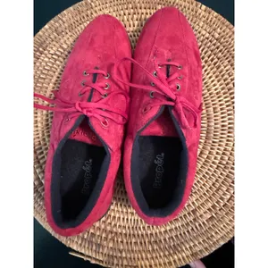 Propet Womens Red Suede‎ Lace Up Comfort Walking Shoes Sneakers Low Top Size 9.5 thumbnail 6