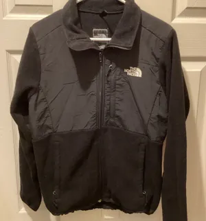 The North Face Black Fleece Jacket women’s medium thumbnail 1