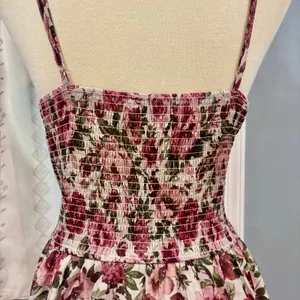 Altar'd State Jordan Floral Tiered Maxi Dress Boho Cottagecore Wedding Guest M thumbnail 7