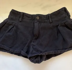 We The Free High-Rise Black Pleated Mini Shorts thumbnail 1