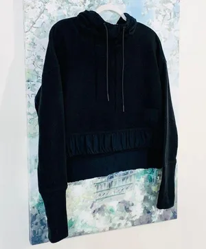 FP Movement Black Fleece Pullover size small thumbnail 3