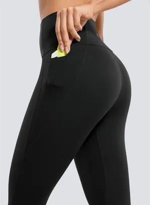 CRZ YOGA Butterluxe Workout Leggings Pockets 25'' - High Waisted Gym Womens Yoga Pants Buttery Soft thumbnail 2