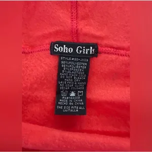 Bundle of 3 NWT Soho Girls‎ Zip-Up Hoodies Black Orange Teal One Size thumbnail 8