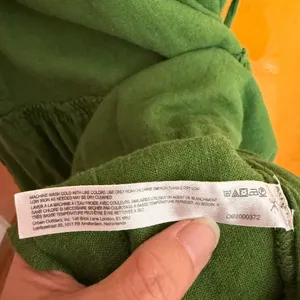 Free people Green Button-Front babydoll peasant dress thumbnail 5