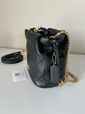 Coach Faye Mini Drawstring Bag With Quilting thumbnail 4