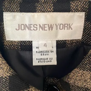 Vintage Jones New York Plaid Blazer 4 thumbnail 3