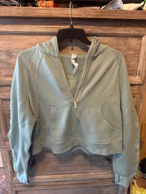 Lululemon Cropped Half-Zip Scuba Hoodie thumbnail 1