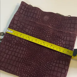 Free People Burgundy Suede Crossbody thumbnail 8