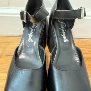 Free People Black Gwen Platform Mary Janes Size 38 (US 8) thumbnail 11