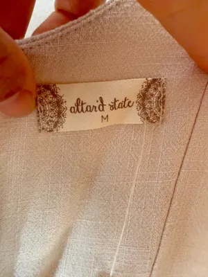 NWT Altar’d State Cream Cutout Twist Front Dress thumbnail 8