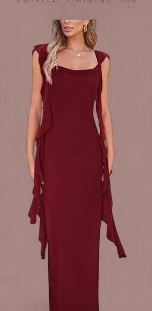 Amazon Red Dress maxi thumbnail 1