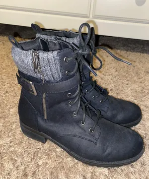 Skechers Combat Boots thumbnail 1