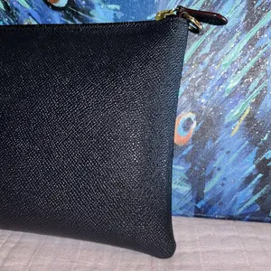 Coach Storypatch Navy Zippered Pouch thumbnail 6