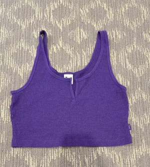 Aritzia TNA thermal purple tank top thumbnail 1