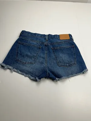 Denim Forum The Ex-Boyfriend High Rise Denim Cutoff Short Womens 25 Button-fly thumbnail 11