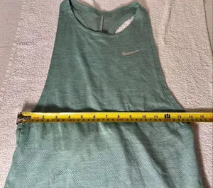 Nike Women's Active Tank Top Size XS Sage Green With Line Print thumbnail 4