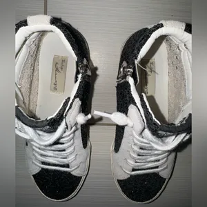 Vintage Havana Black Sparkly High Shoes thumbnail 4
