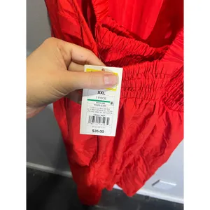 A New Day Midi Dress Womens XXL Red Open Cross Back Smocked‎ Waist Summer Casual thumbnail 4
