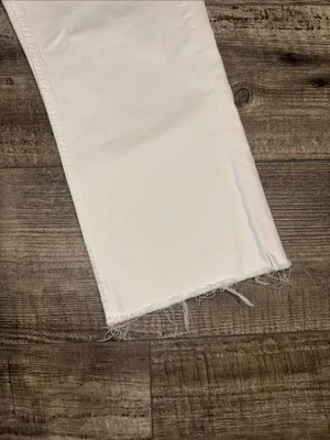 Zara White Cropped Straight-Leg Jeans thumbnail 2