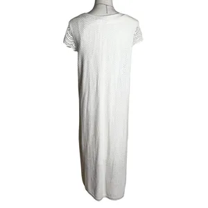 Lane‎ Bryant Birch Cream Crochet Knit Midi Dress Plus 22/24 Boho Chic Minimalist thumbnail 4