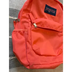 Jansport Coral and Black Backpack Excellent Used Condition thumbnail 5