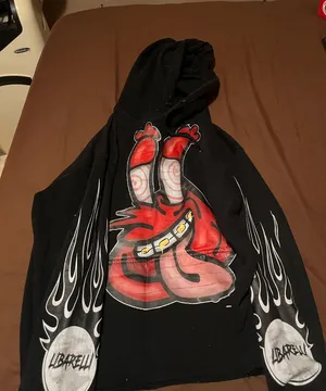 graphic hoodie Black Size L thumbnail 1
