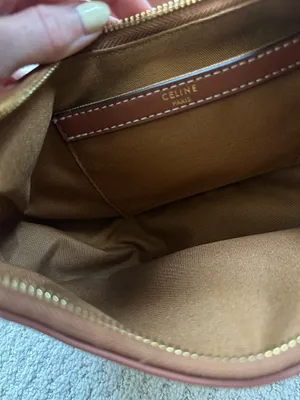 Amazon Cilene Tan Brown Shoulder Bag with Gold Logo thumbnail 3