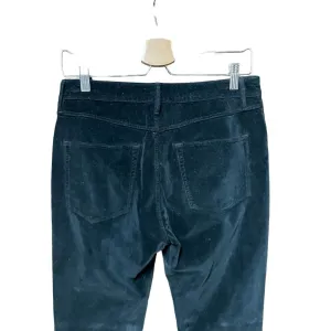 3x1 Higher Ground Jeans Pants Slim Straight Cropped Velvet Black Size 29‎ thumbnail 8