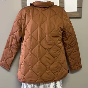Isaac Mizrahi Quilted Barn Cognac Jacket- Small thumbnail 10