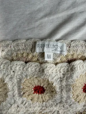 Vintage Croquet Crop Tank Top thumbnail 2