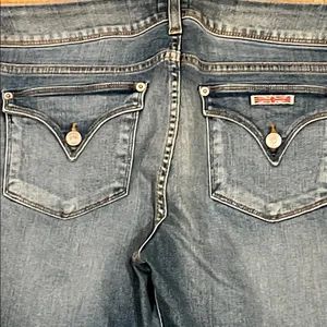 Hudson ginny‎ straight ankle w/ cuff Women's jeans 32 thumbnail 4