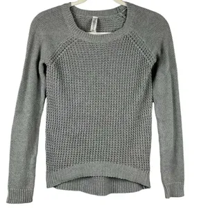 Aeropostale Gray Knit Long Sleeve Sweater XS thumbnail 1