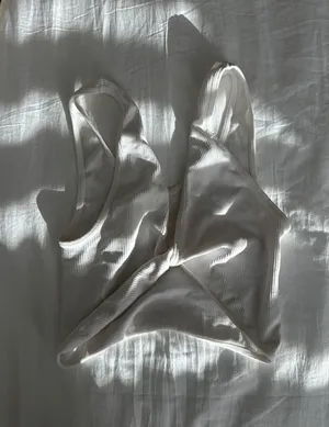 Rock n rags White Crop Tank thumbnail 1