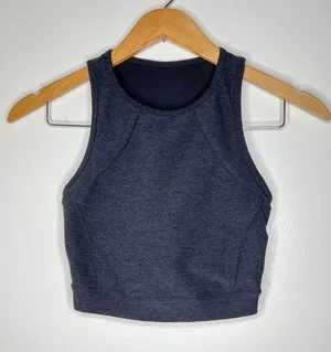 JoyLab High Neck Brushed Jersey Bra Workout Crop Top Size Extra Small thumbnail 2