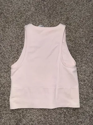 Athleta Tank Top V-Neck Ribbed Crop thumbnail 2