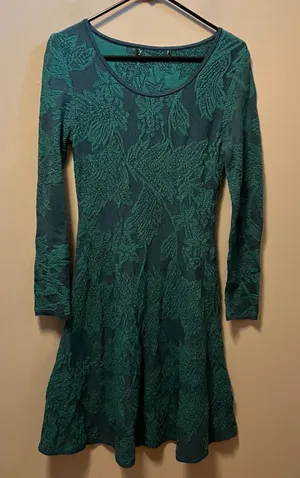 Peruvian‎ Connection Ileanna Knit Dress Size XS Floral thumbnail 1