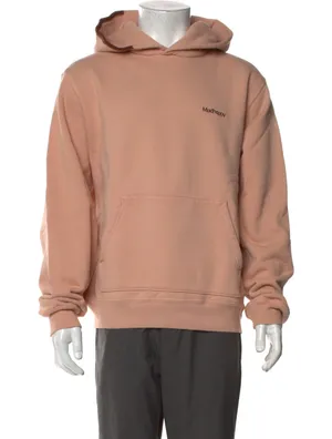 NWT Madhappy Classics Fleece Hoodie Rosewood XS Unisex Embroidered Hood thumbnail 2