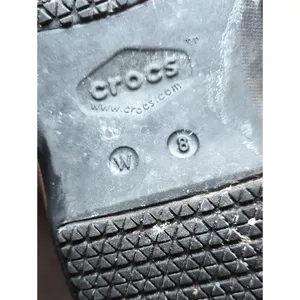 Crocs Women's Black and Grey Clogs thumbnail 7