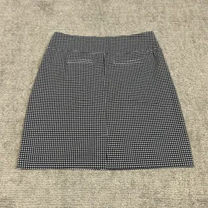Lulu-B Skirt Womens 12 Golf Tennis Pull On Black White Check Stretch Nylon thumbnail 6