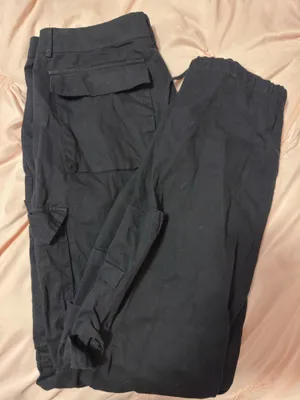 Shein Cargo Pants Black thumbnail 1