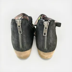 Seychelles Womens Black Leather Strappy Caged Ankle Booties Size‎ 8 Rear Zip thumbnail 4