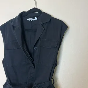 & Other Stories‎ Black Belted Utility Tunic Vest Size Small thumbnail 5