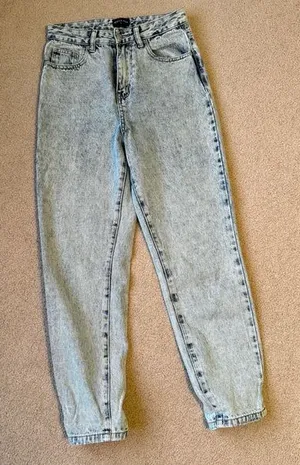 White Fox Boutique High Waisted Mom Jeans thumbnail 1