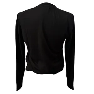 Quince Organic Cotton Cashmere Blend Crewneck Sweater Black Size Small thumbnail 3