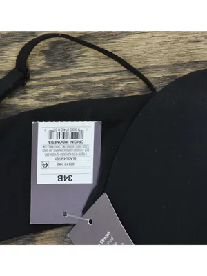 Auden Womens Luxe Stretch Comfort Wire Demi Adjustable Bra 94266713 Black 34B thumbnail 5