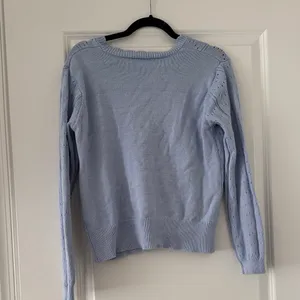 Chic Light Blue Women's Cardigan Size M thumbnail 4
