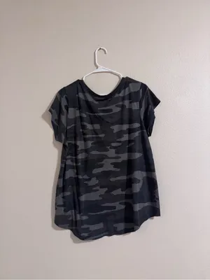 Lucky Brand Charcoal Gray Logo Tee thumbnail 3