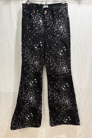 Wrangler Star Print Flare Jeans thumbnail 1