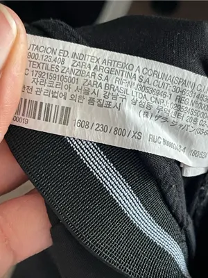 ZARA Black Straight Leg Dress Pants Sz XS thumbnail 8